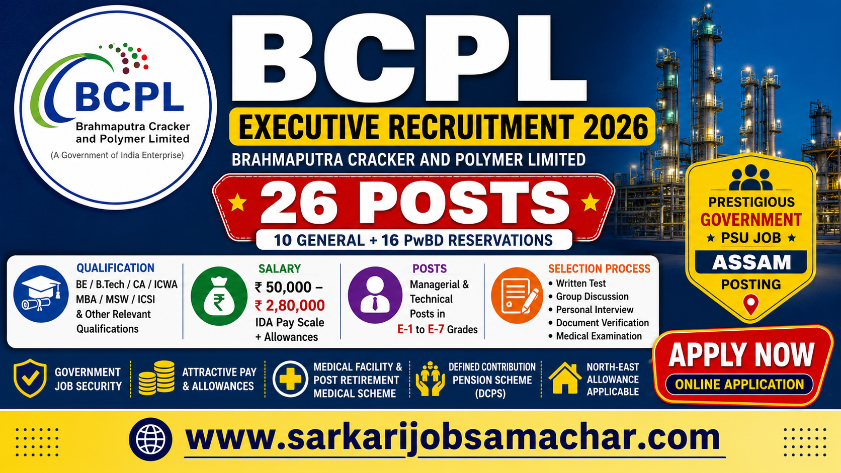 BCPL Executive Recruitment 2026 - Apply Online for 26 Senior Engineer, Manager and More Posts